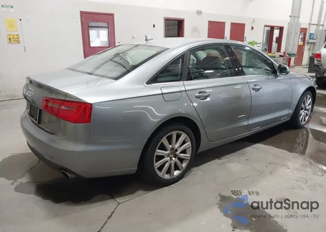 2013 Audi A6 2.0T Premium from USA, damaged, VIN WAUGFAFC6DN027147